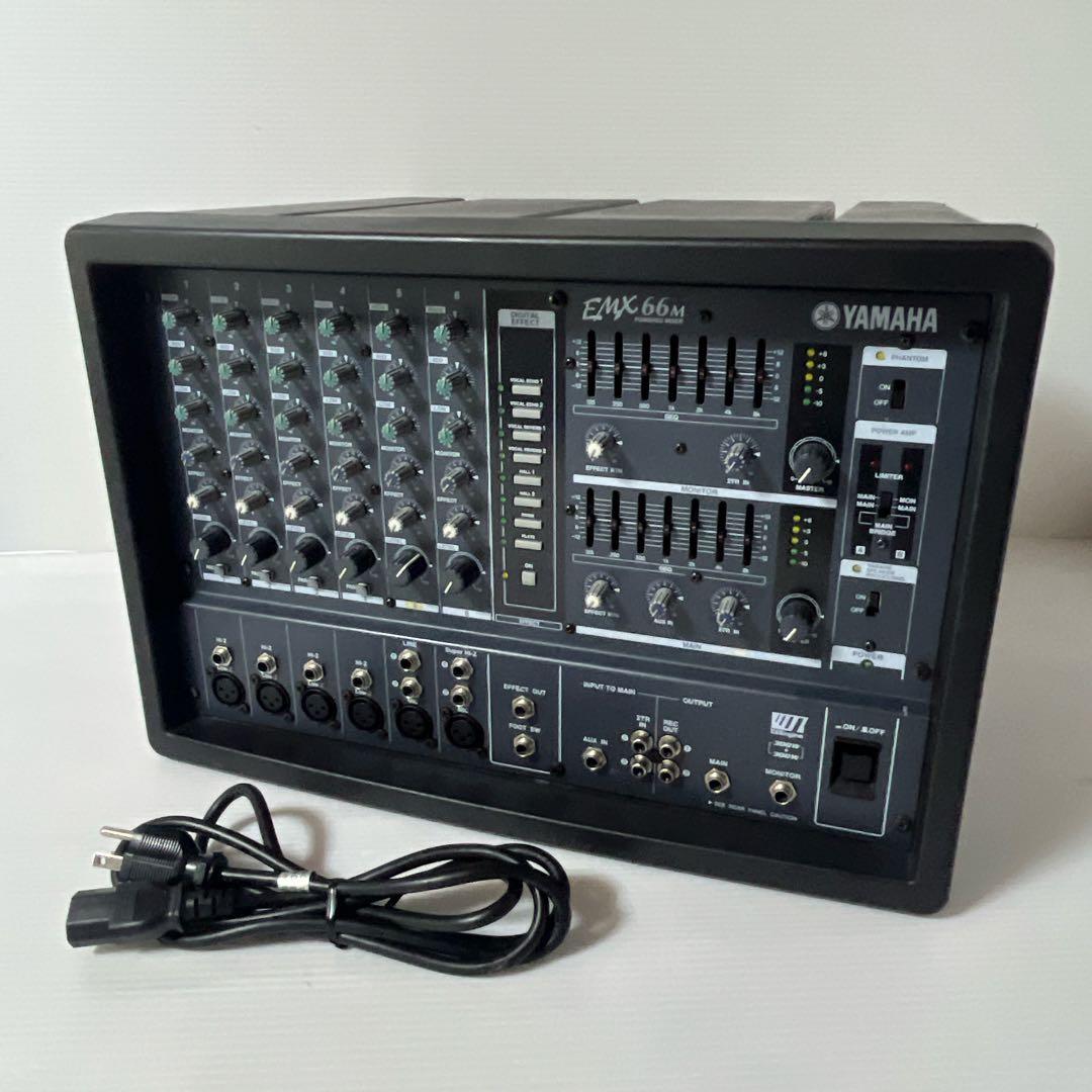 YAMAHA パワードミキサー EMX66M 音響機器 アンプ内蔵 動作品