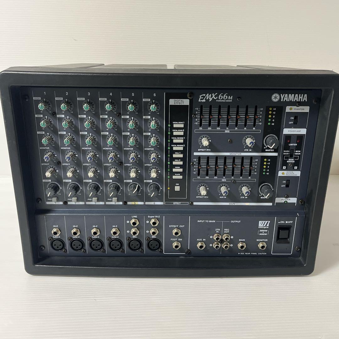 YAMAHA パワードミキサー EMX66M 音響機器 アンプ内蔵 動作品