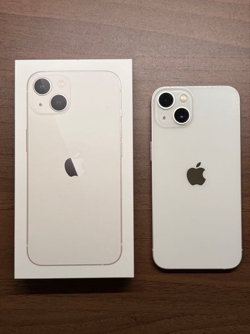 【美品】iPhone13 本体 128GB スターライト SIMロックなし