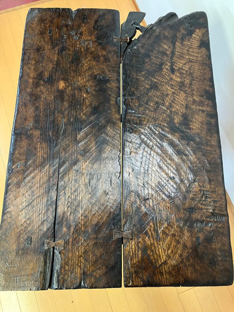 アンティーク/ヴィンテージ　テーブル　無垢材　古材　検】英国アンティーク