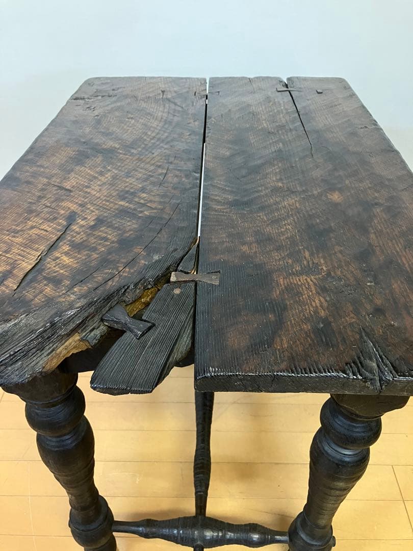 アンティーク/ヴィンテージ　テーブル　無垢材　古材　検】英国アンティーク