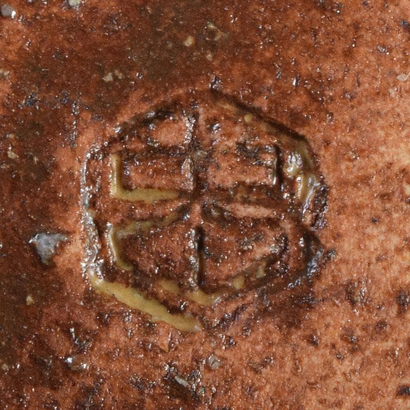 和食器　番浦史郎作　黄瀬戸　箕皿　銘々皿　五客　共箱　M　R9207B