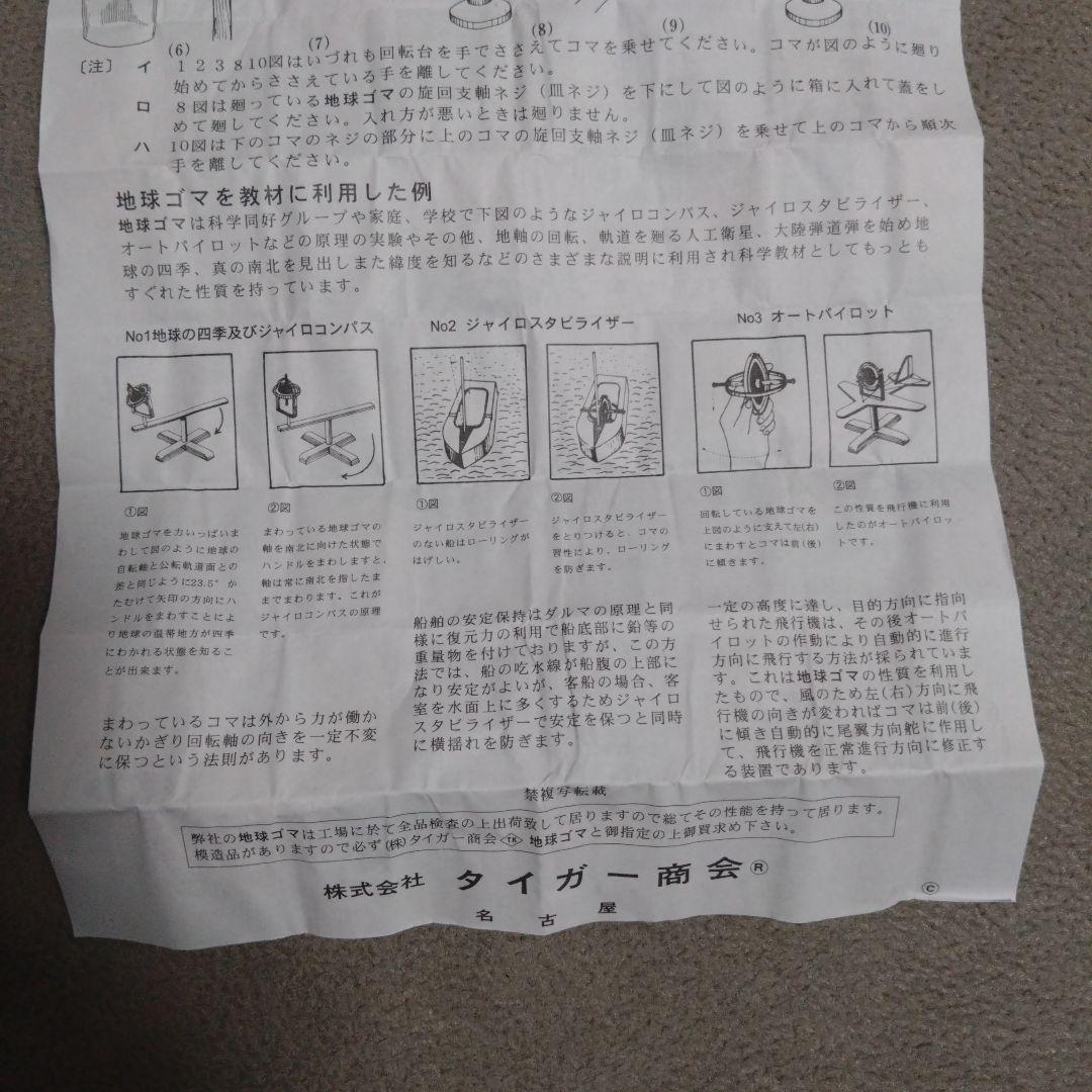 地球ゴマ タイガー商会　No.A ピンク グリーン