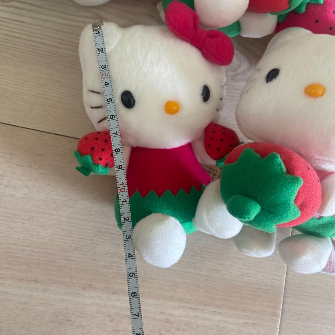 サンリオ　いちごキティ ぬいぐるみ　非売品　グッズ　平成レトロ　レア　まとめ売り