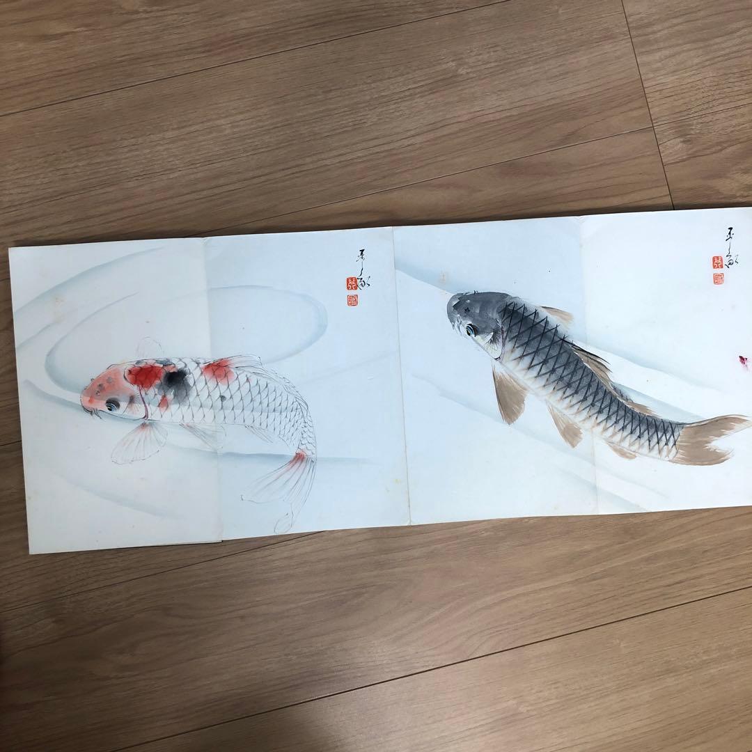 掛け軸　絵帳(3)骨董品　美術品
