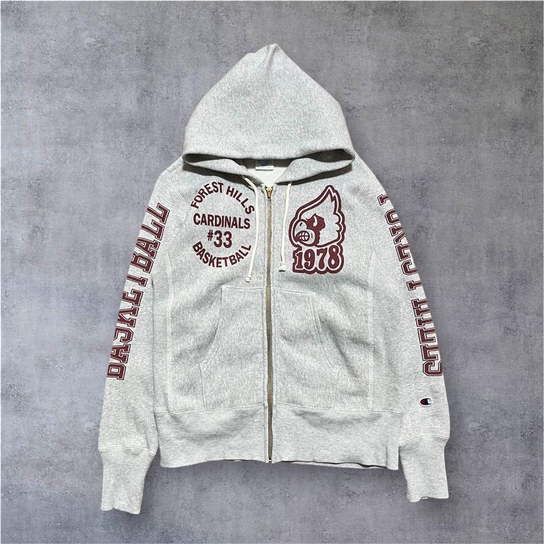 BUDDY別注Championリバースウィーブフルジップパーカー