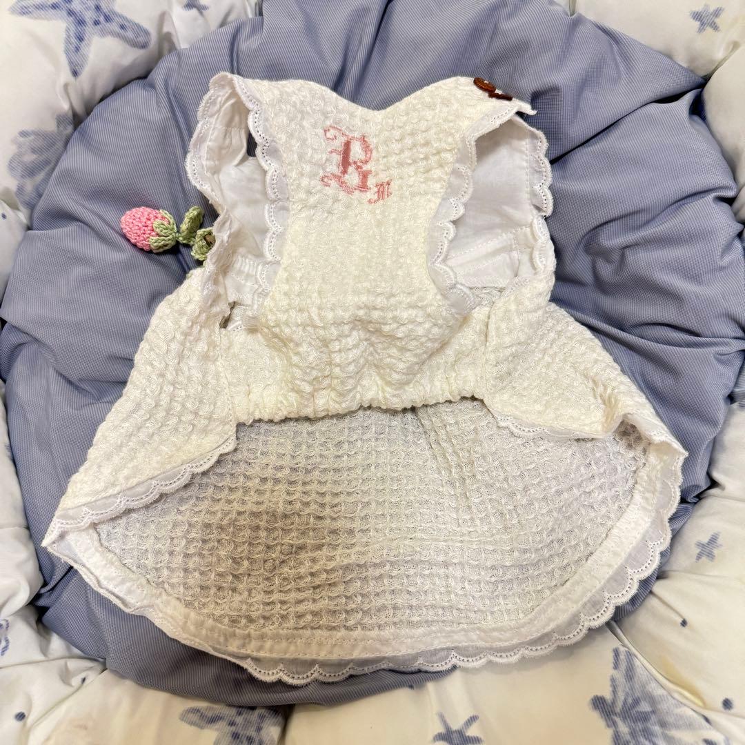 Bouquet de muguet ブーケドゥミュゲ ワッフルリネンワンピース