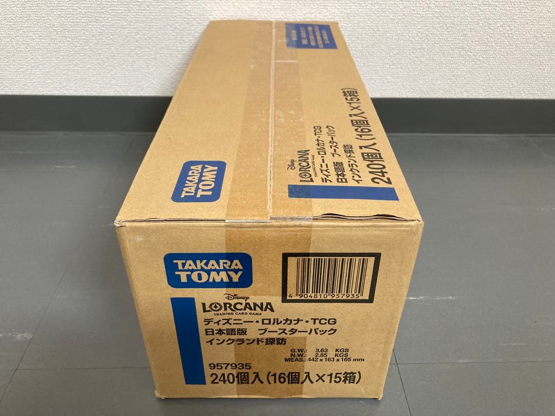 新品 カートン ディズニー ロルカナ TCG 日本語版 インクランド探訪