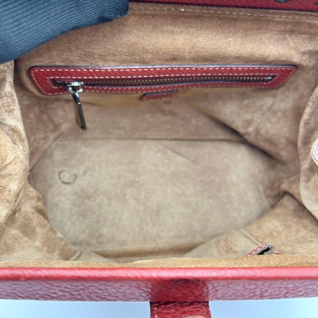 現行✨ 土屋鞄 ポストミニショルダー 2way トーンオイルヌメ ロック金具