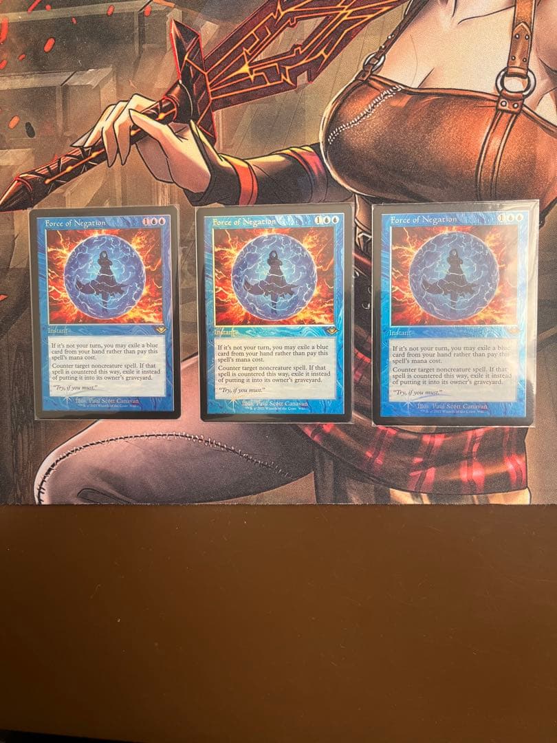 否定の力　旧枠foil 3枚セット