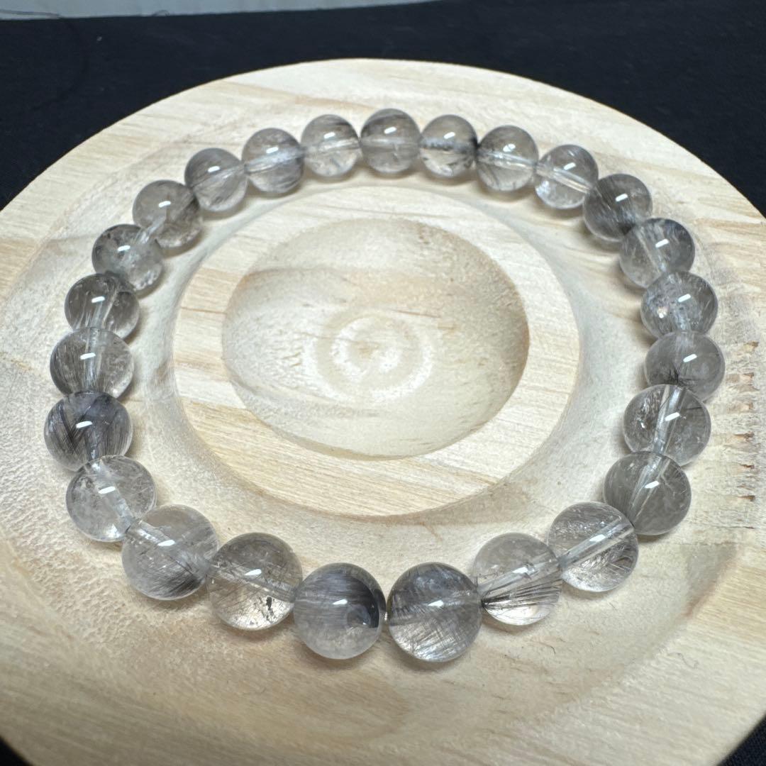 信念をもって前進！成功を掴む⭐︎プラチナルチルクォーツブレスレット