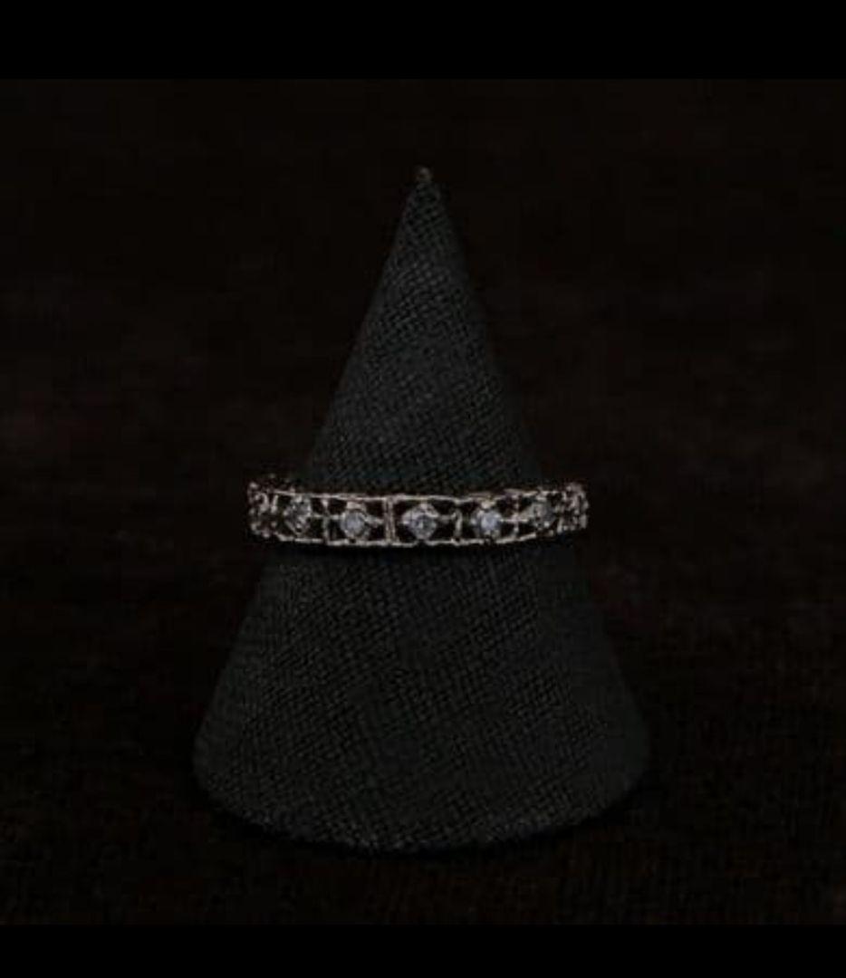 最終値下げ 専用箱付き シャンパンゴールド noguchi ダイヤリング 12号