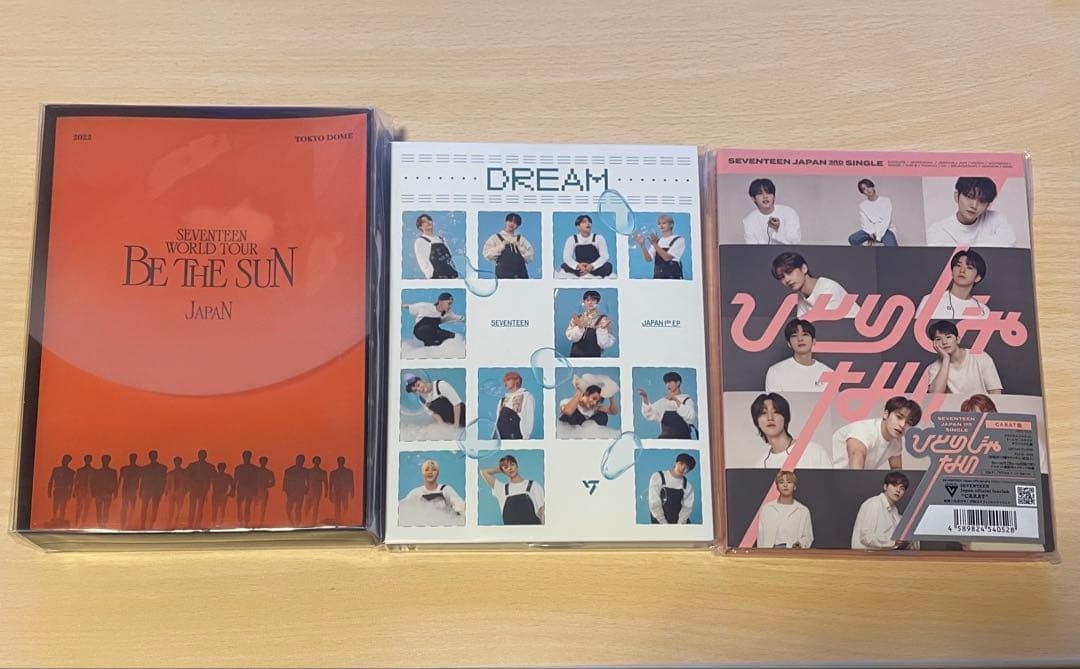 u*3様 seventeen be the sun JAPAN LIVE DVD