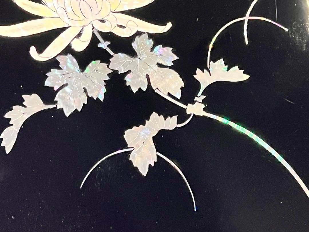 DT649 青貝塗 螺鈿 文箱 共箱