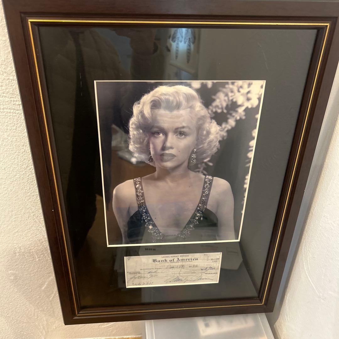 マリリン・モンロー 小切手 1952年　複製