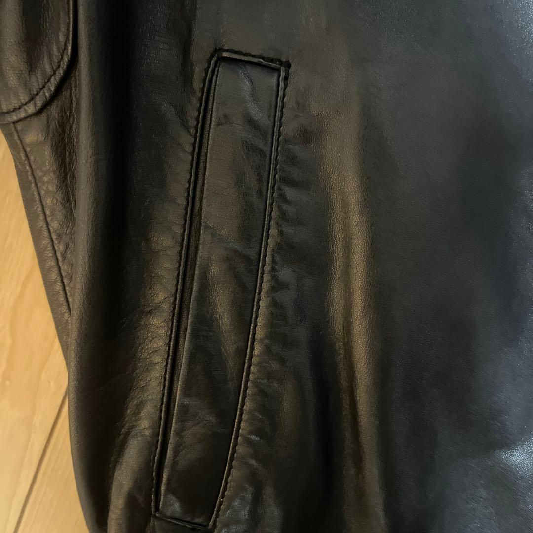 【Ralph Lauren】美品 LAMBSKIN LEATHER JACKET