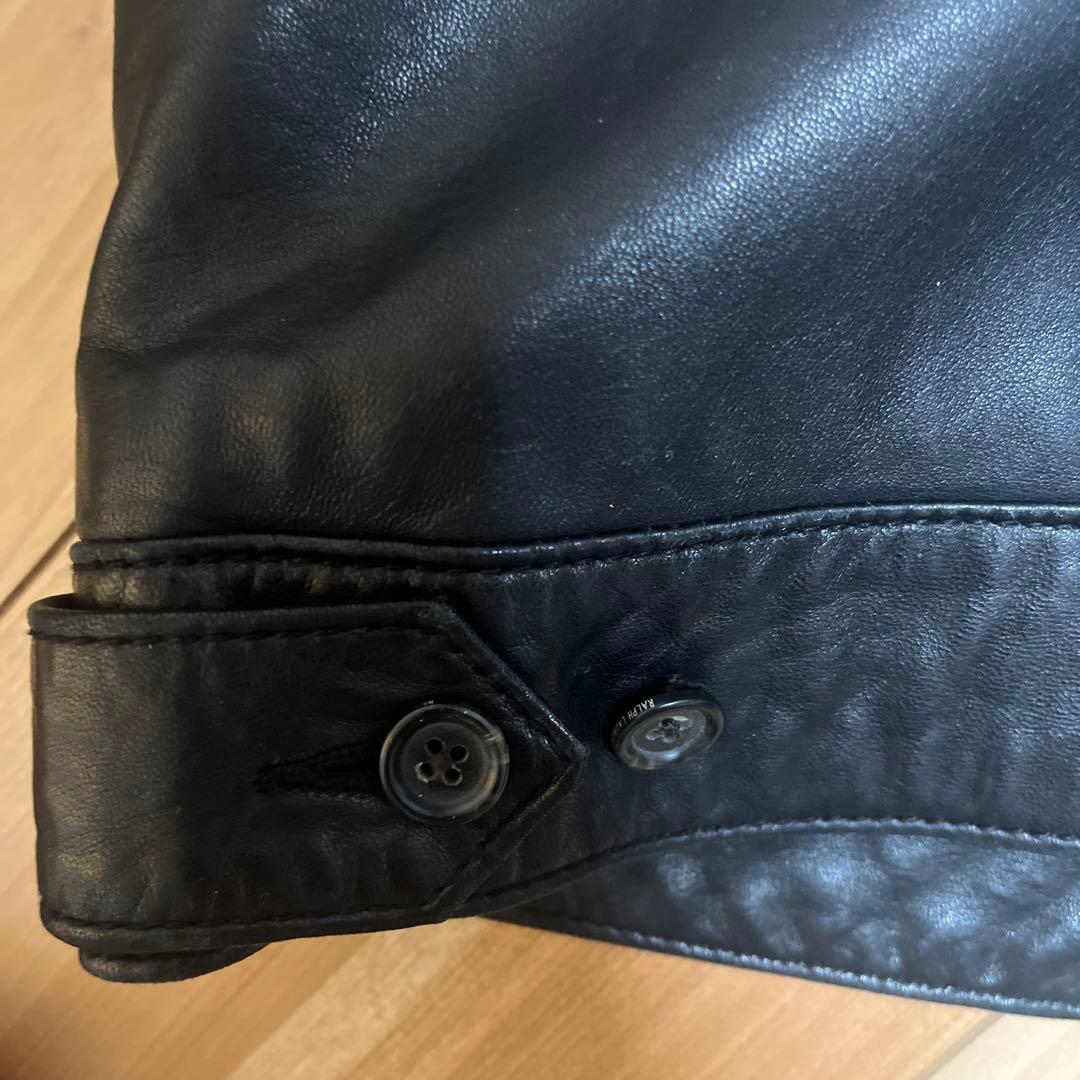 【Ralph Lauren】美品 LAMBSKIN LEATHER JACKET