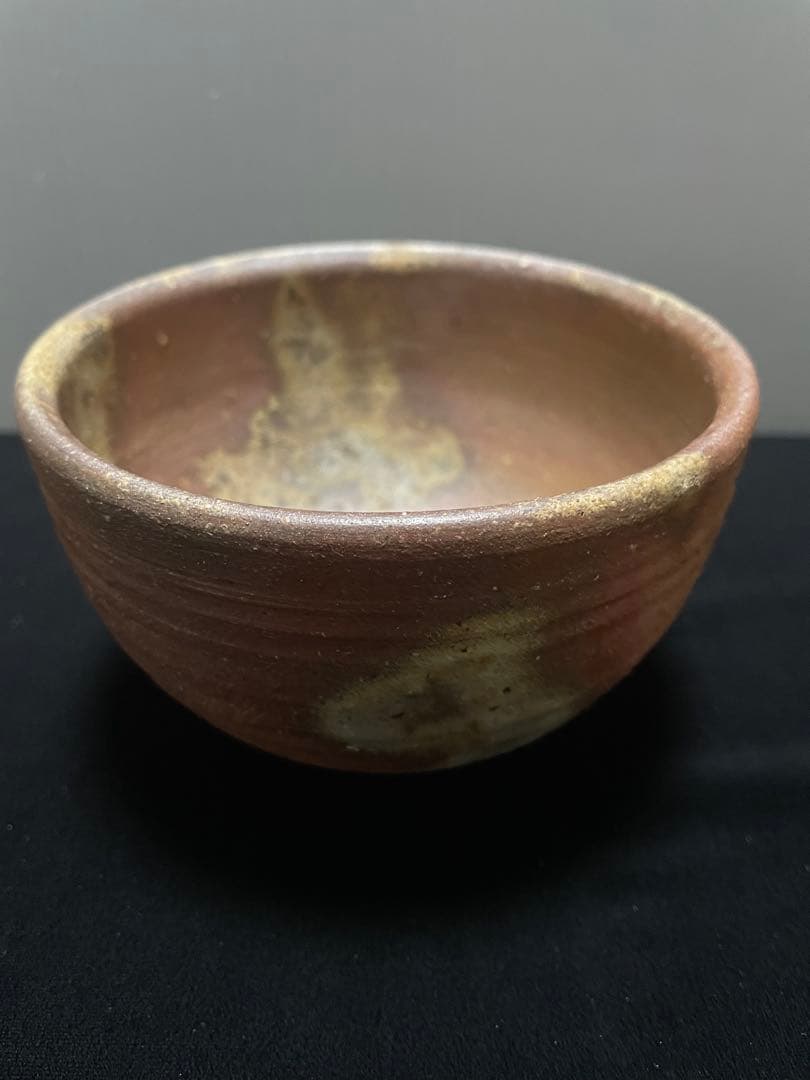 備前焼　美しい　侘び寂び　抹茶茶碗　名品　お茶　国指定伝統工芸士・陶山