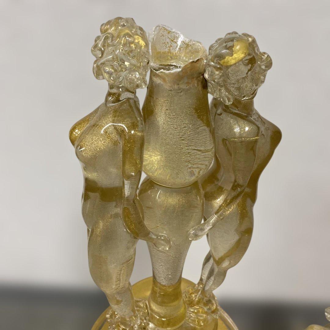 19世紀　ヴェネチア　コンポート　特大品　タトチ　東さ8-0107④