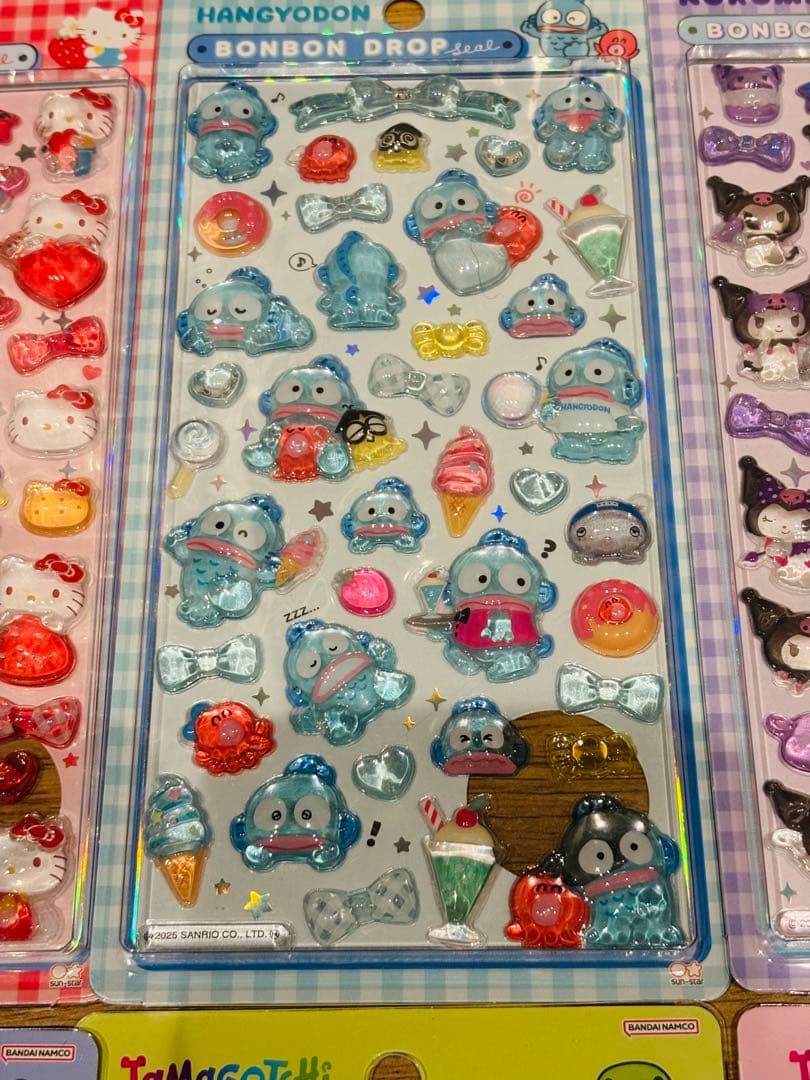 正規品 サンリオ たまごっち ボンボンドロップシール10枚セット