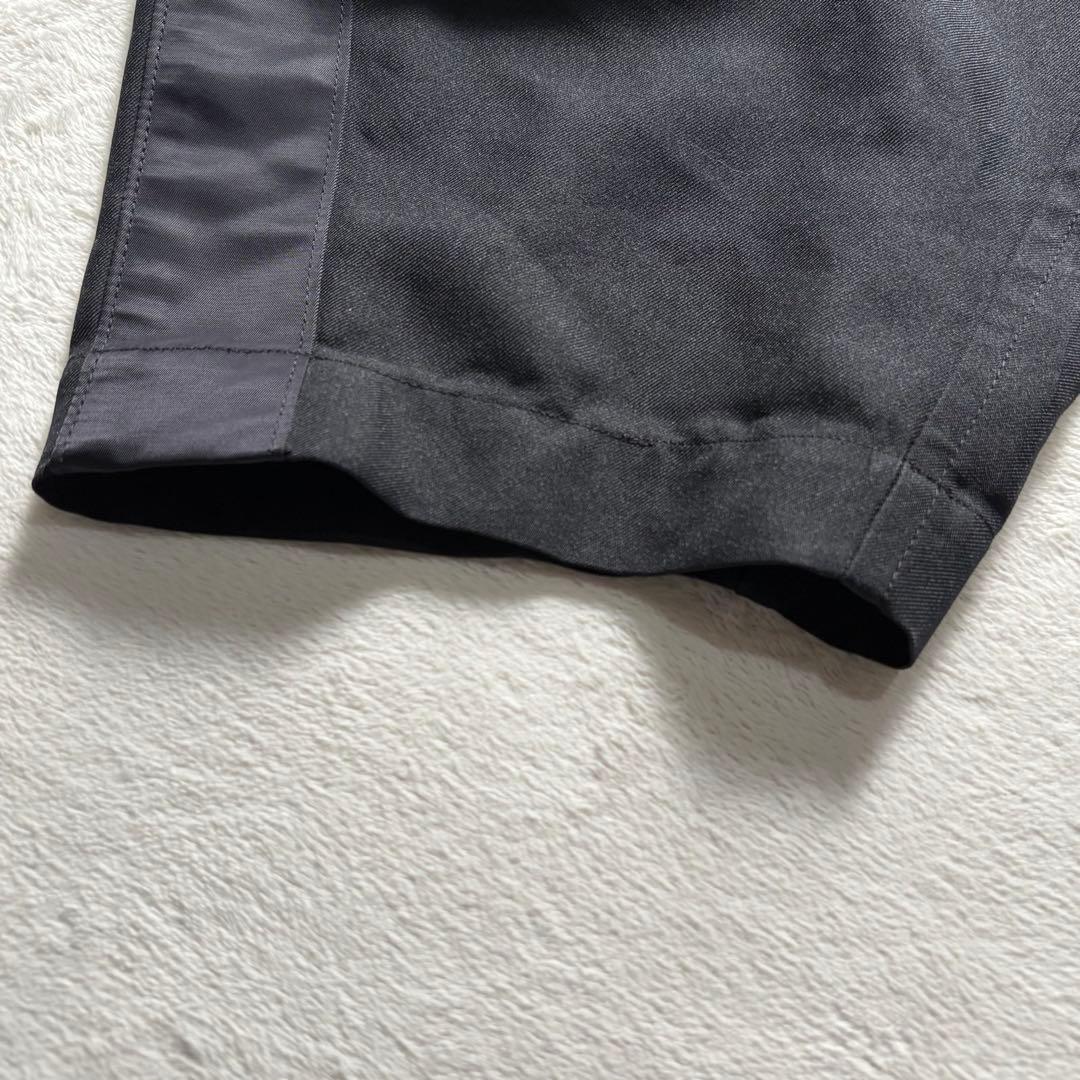 【XXL】ブラック コムデギャルソン サルエルパンツ サイドライン