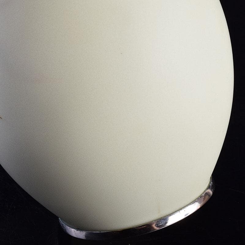 七宝焼　服部喜久作　花文　花瓶　唐木台付　共箱　V　R9527