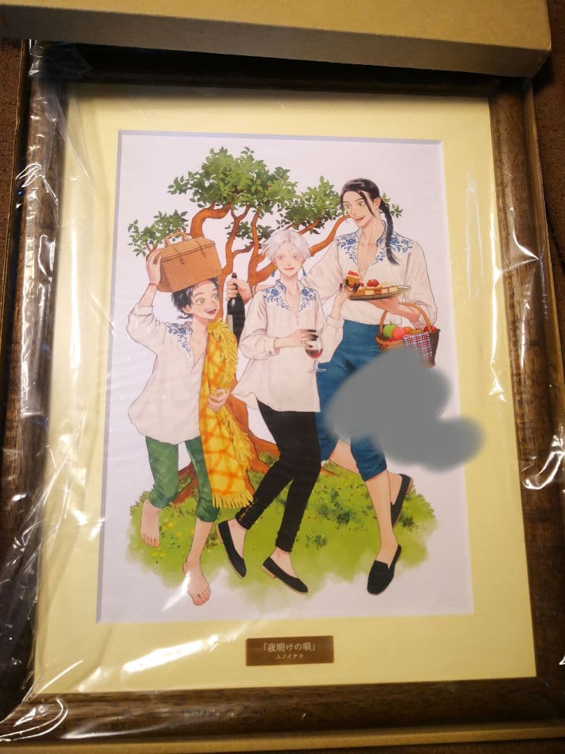 BL 夜明けの唄 数量限定・直筆サイン入り 高精細複製原画 コラボカフェ