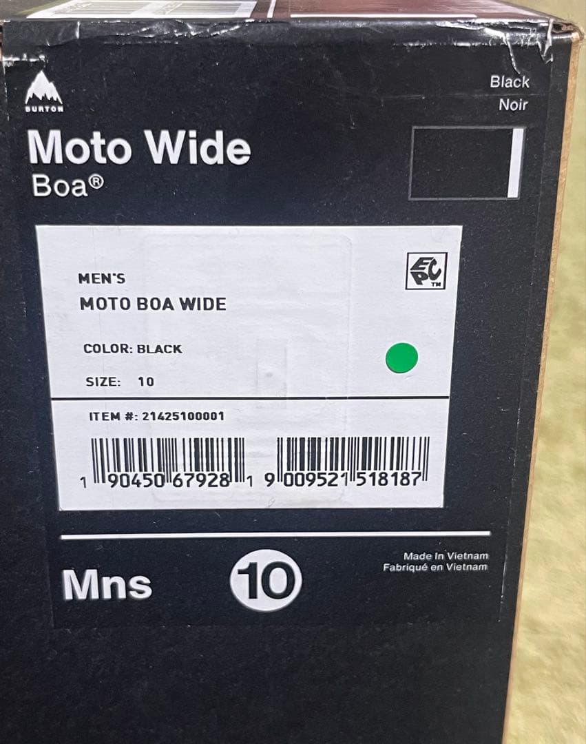 BURTON MOTO WIDE スノーボードブーツ