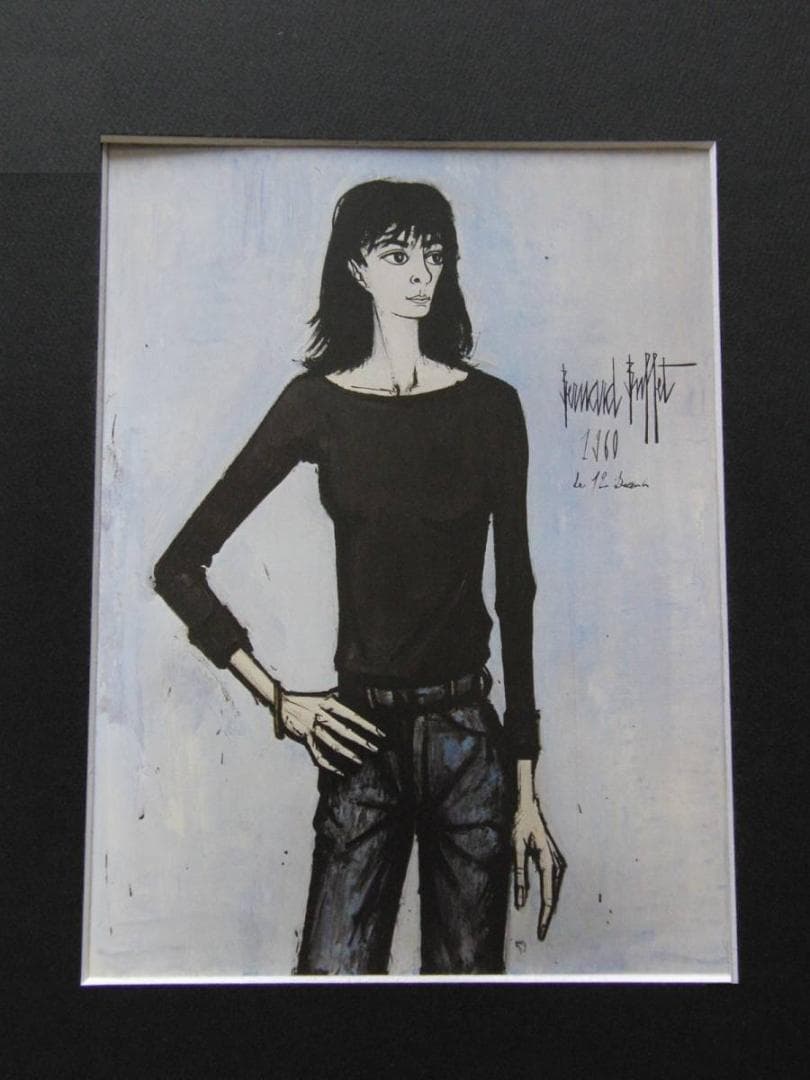 ベルナール・ビュッフェ、「Annabel en blue-jeans」