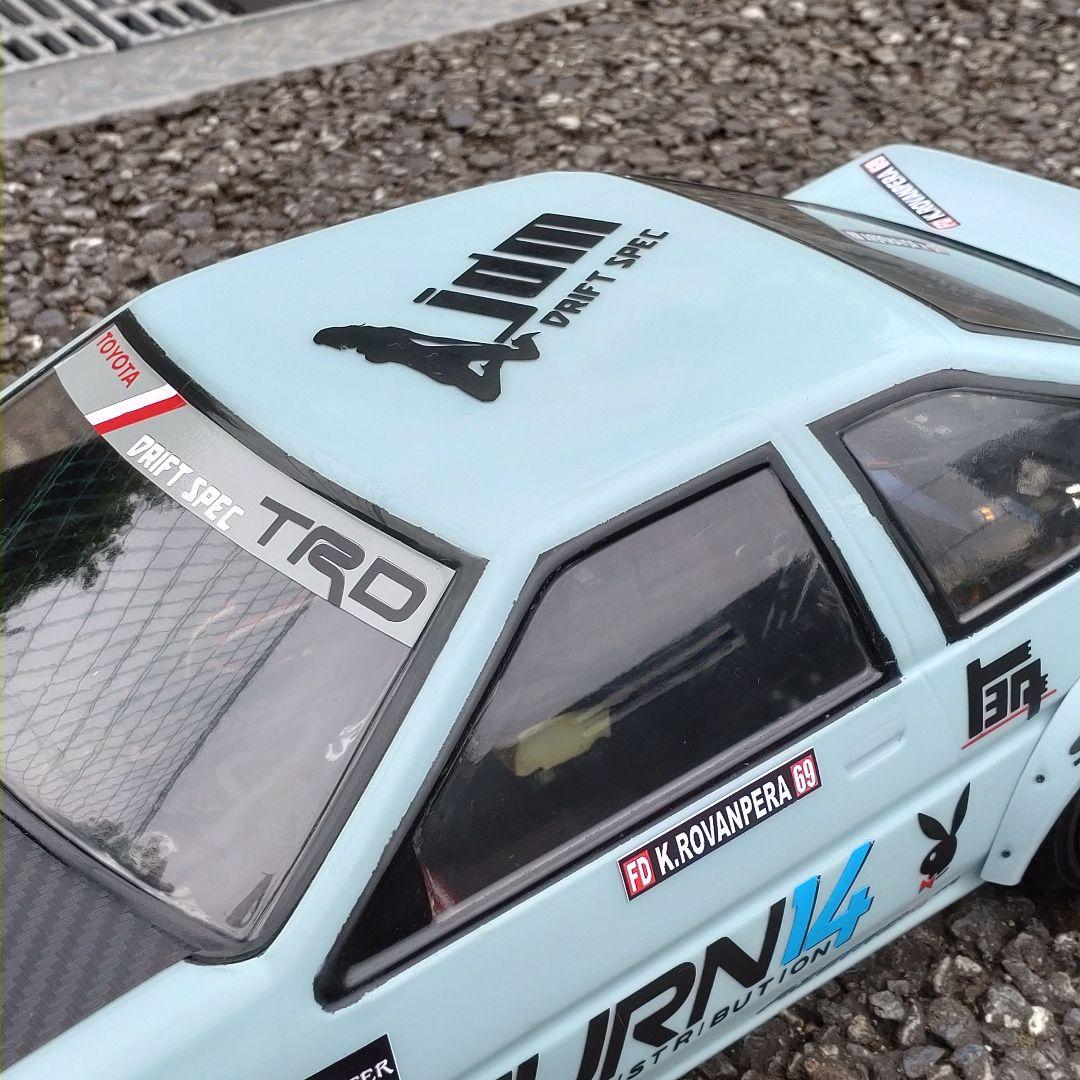 AE86 TRUENO 3DR ラジドリ ボディ D-CRAFTリトラ LED付