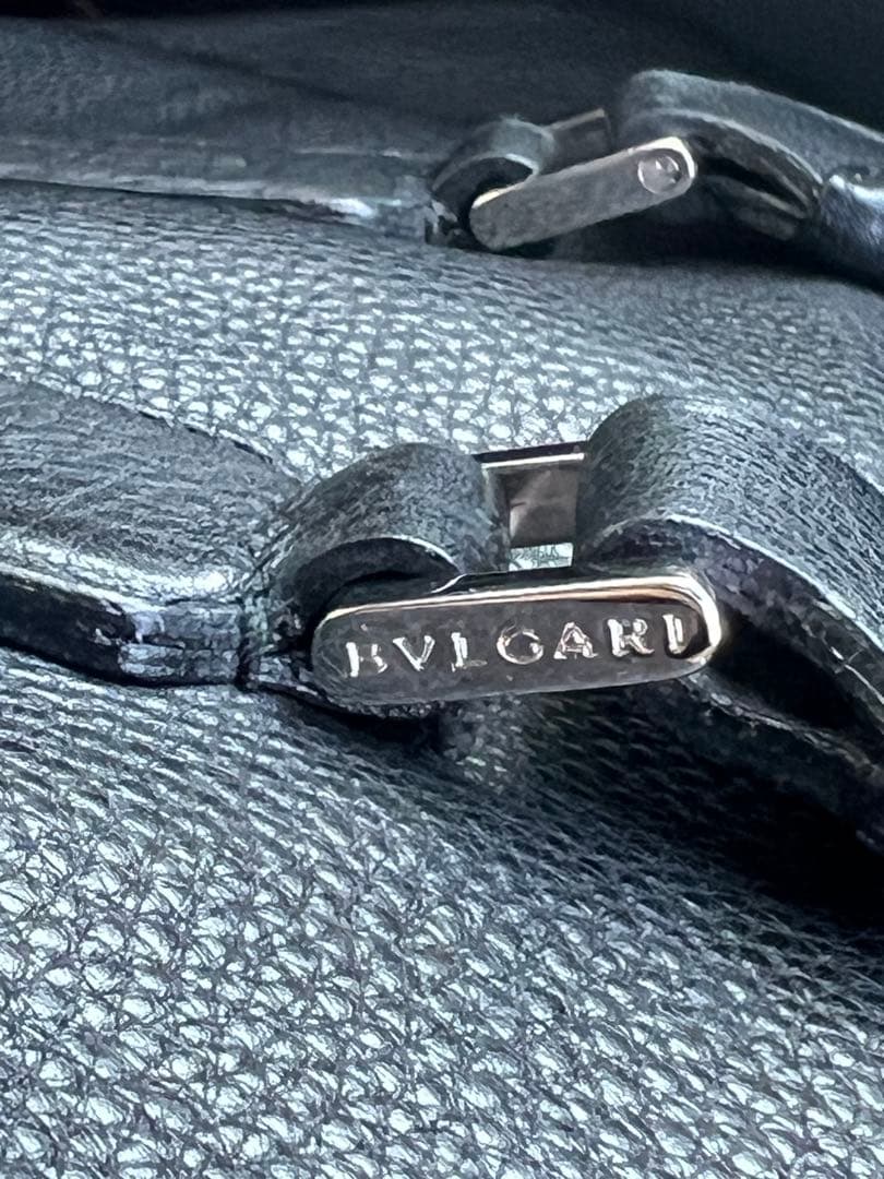 BVLGARI ブルガリ 本革 レザー ビジネスバッグ ブリーフケース メンズ