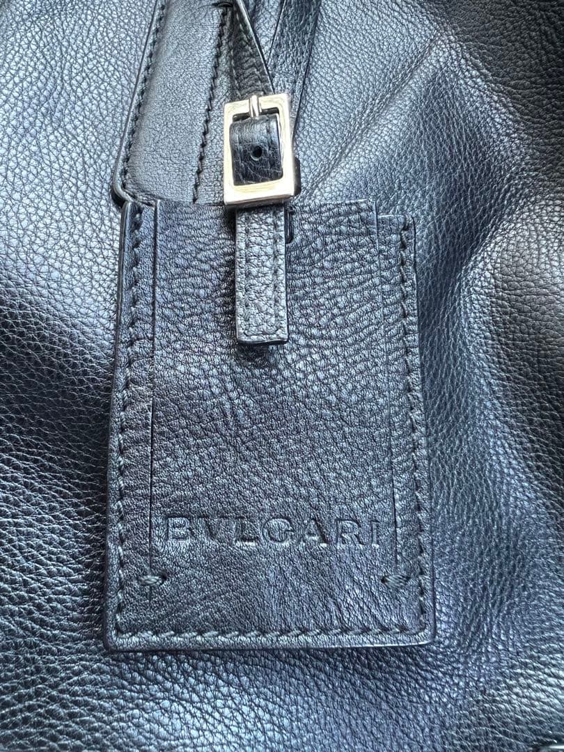 BVLGARI ブルガリ 本革 レザー ビジネスバッグ ブリーフケース メンズ