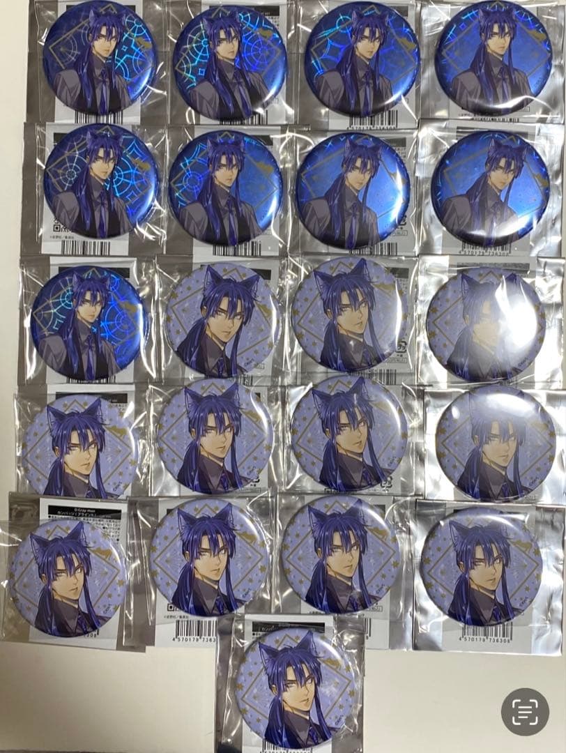 D.Gray-man 缶バッジ cat ver. 神田ユウ　21個セット