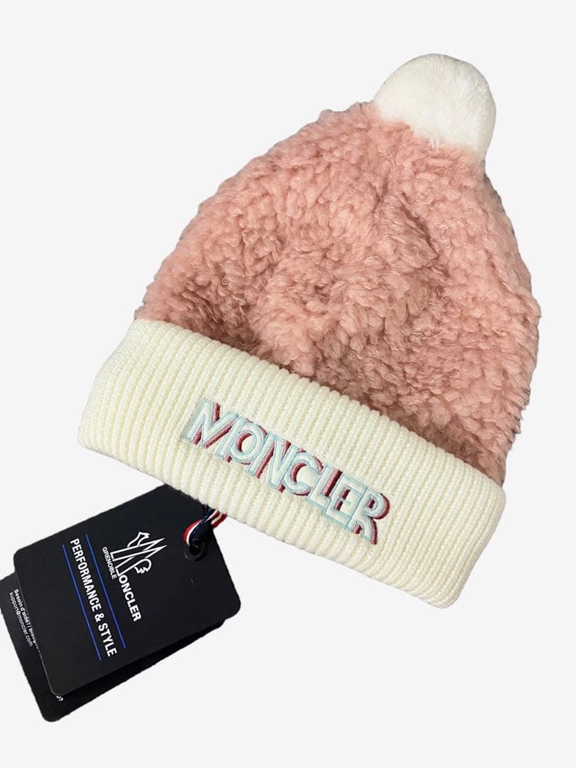 新品 MONCLER モンクレール　グルノーブル　ニット　キャップ　ビーニー帽