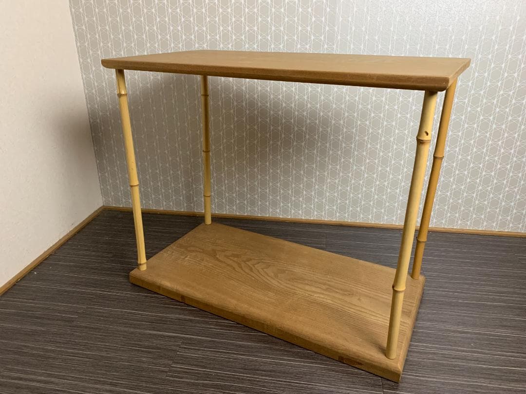 桐木地 竹台子 組立式 茶道具 棚物 紙箱入 772