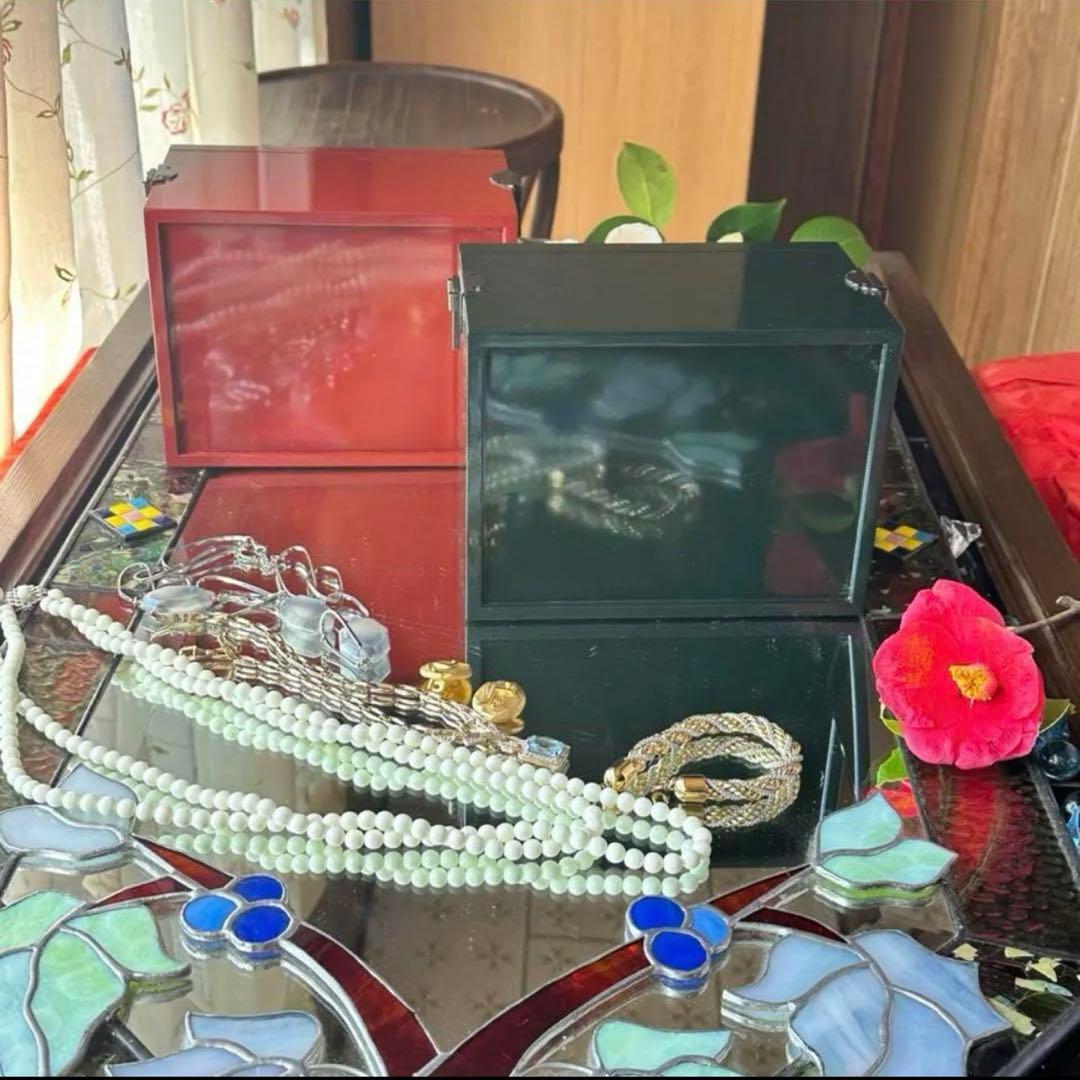 2191様感謝‼️ラストJAPAN輪島螺鈿蒔絵宝石箱「銀河-翠みどり」1点　愛蔵品