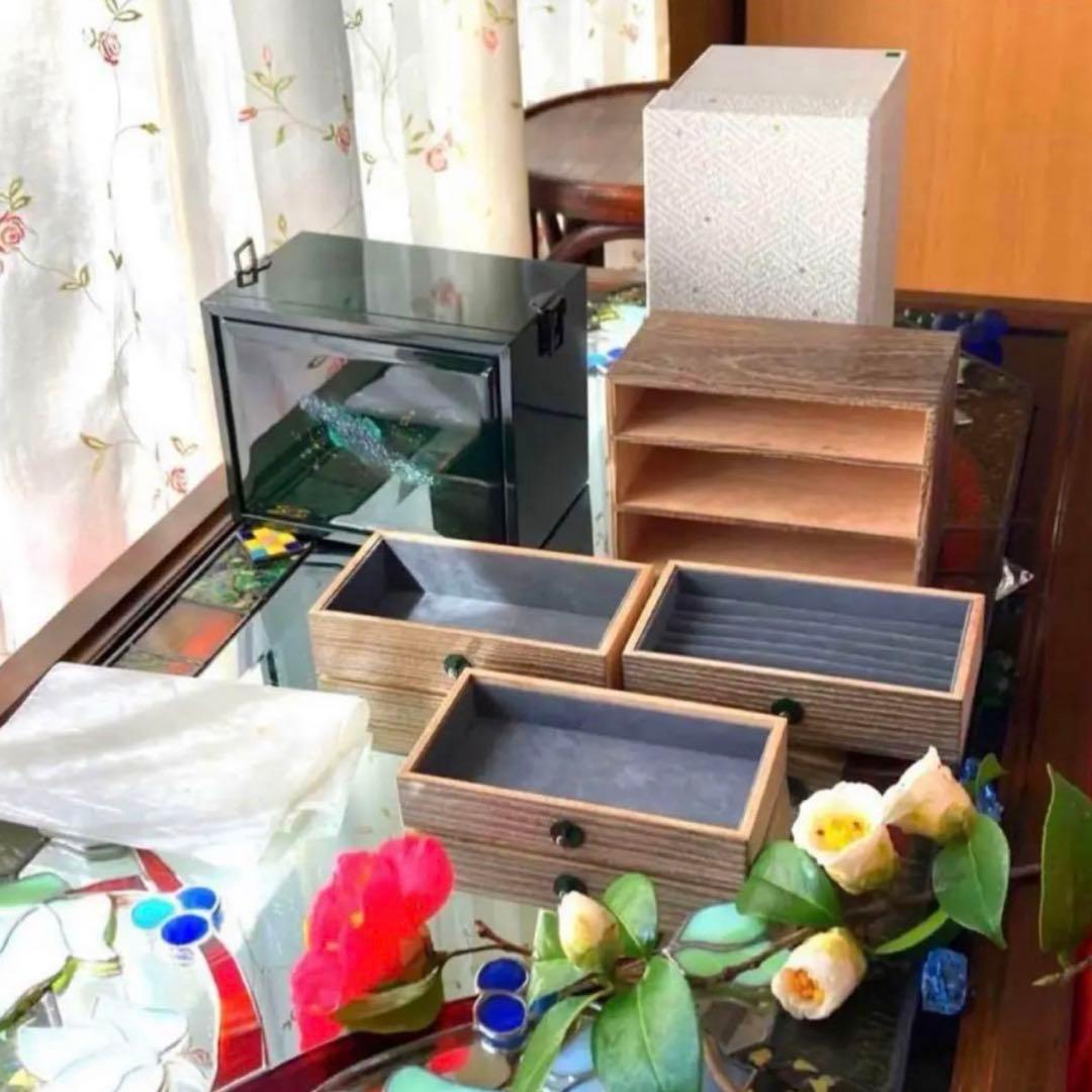 2191様感謝‼️ラストJAPAN輪島螺鈿蒔絵宝石箱「銀河-翠みどり」1点　愛蔵品