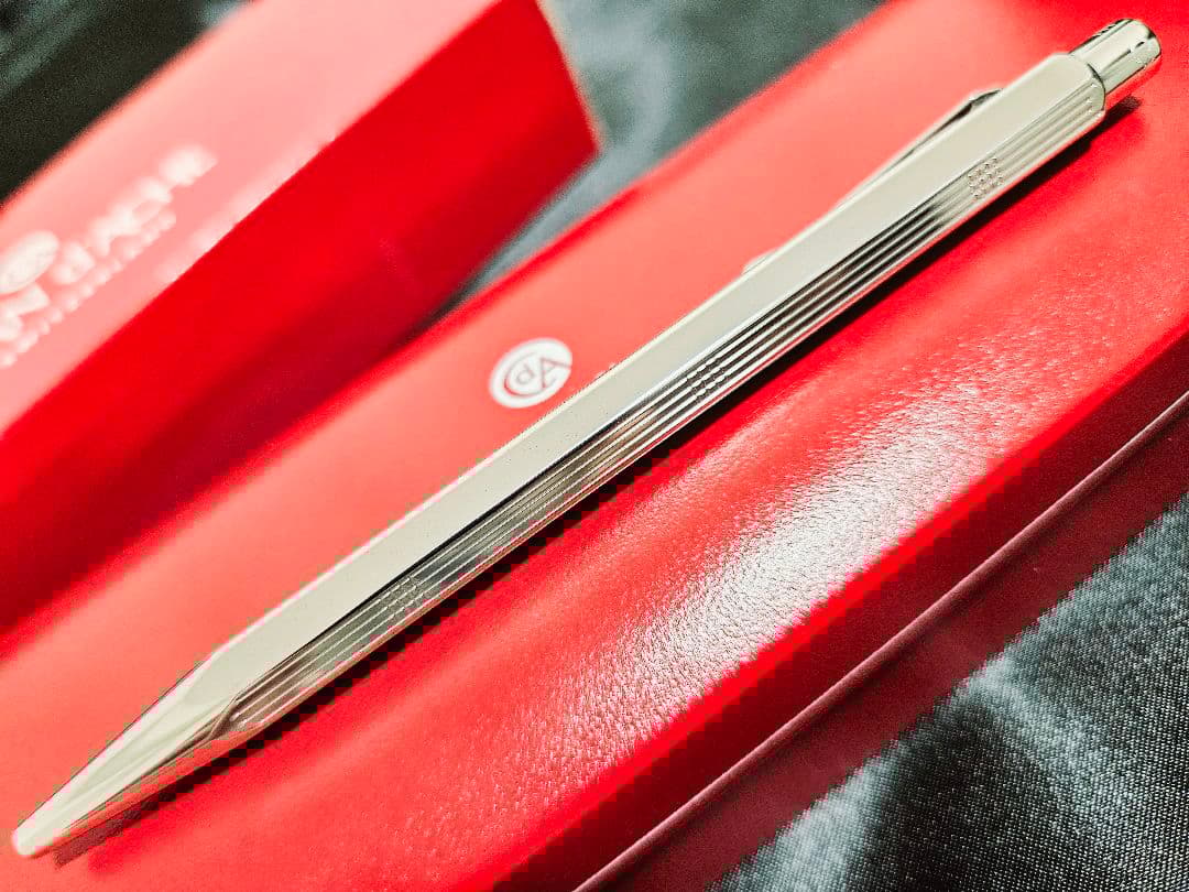 【新品未使用】カランダッシュ ボールペン シルバー