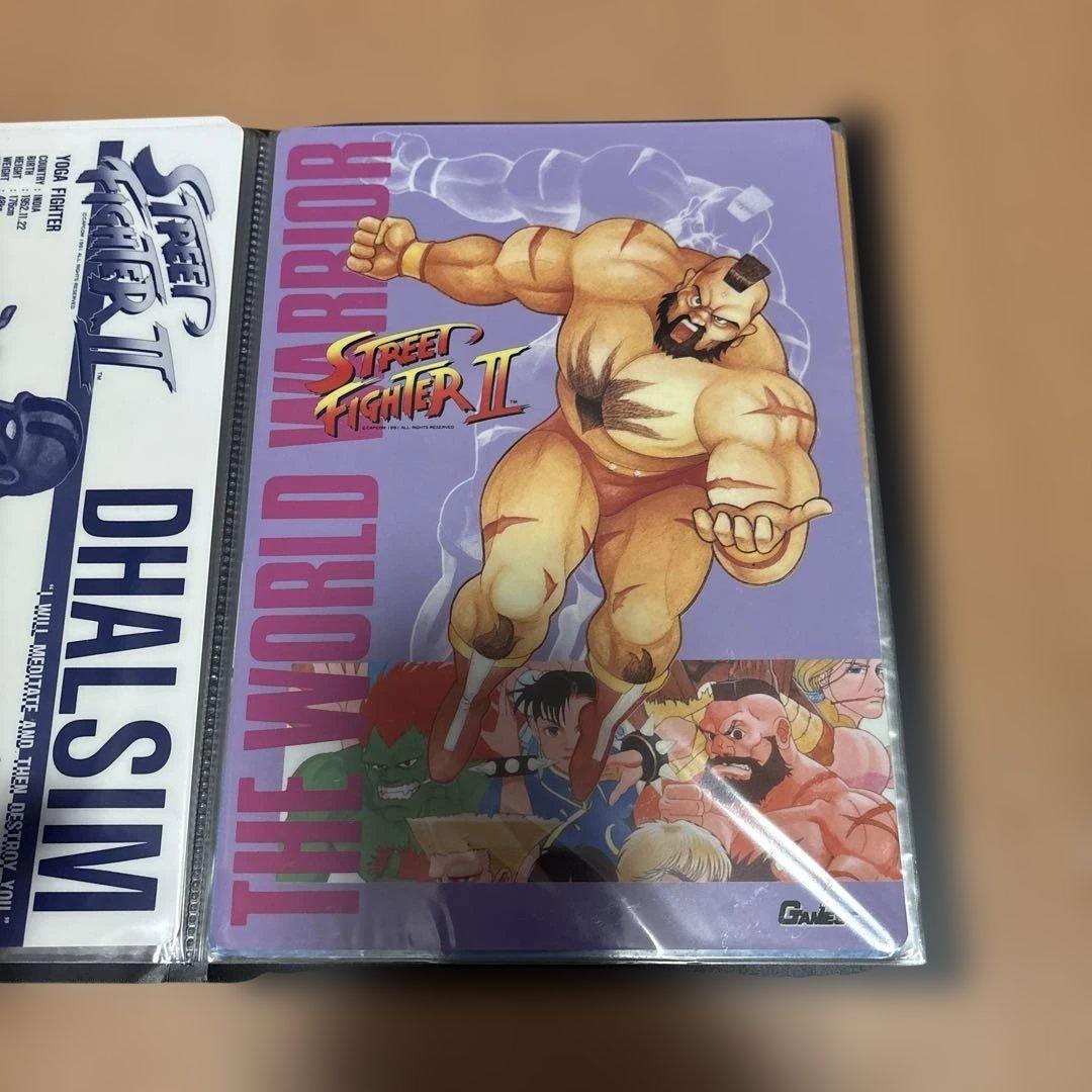 1991年第5回ゲーメスト大賞受賞記念ストリートファイター2下敷き CAPCOM