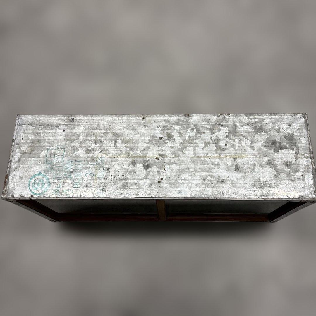 昭和レトロ 駄菓子屋 ブリキガラスショーケース ディスプレイラック 飾り棚