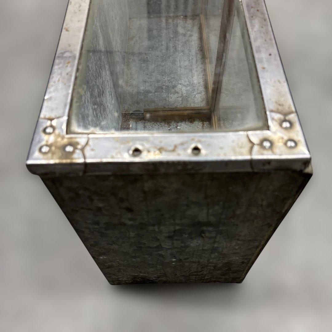 昭和レトロ 駄菓子屋 ブリキガラスショーケース ディスプレイラック 飾り棚