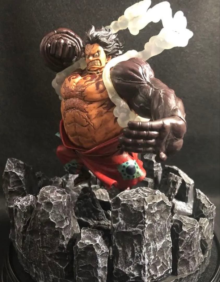 ワンピース☆ルフィ☆ギア4☆リペイントフィギュア☆KING OF ARTIST