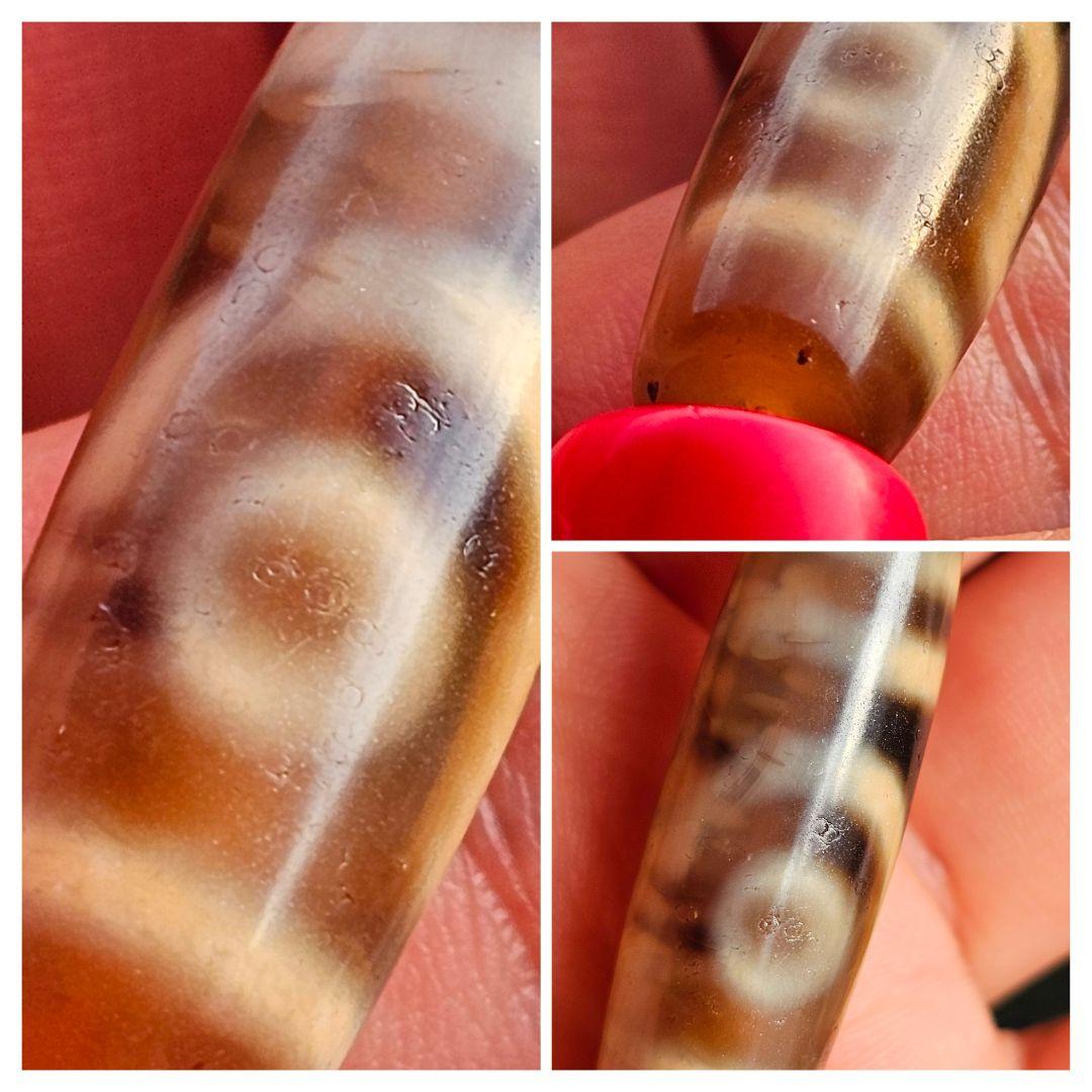 dZi beads(二眼) ネックレス