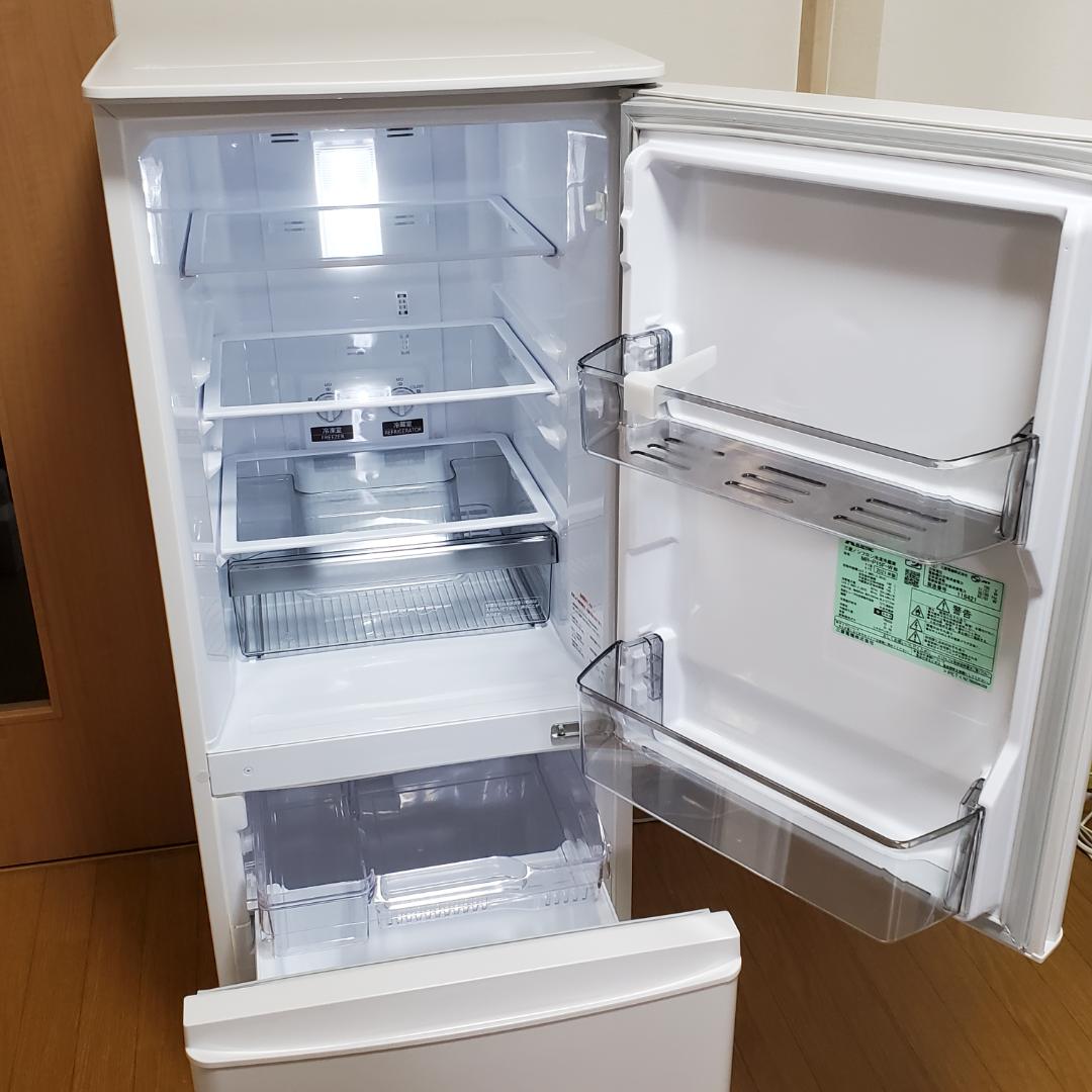 【超美品】三菱冷蔵庫 146L (2021年製) 1,2人用