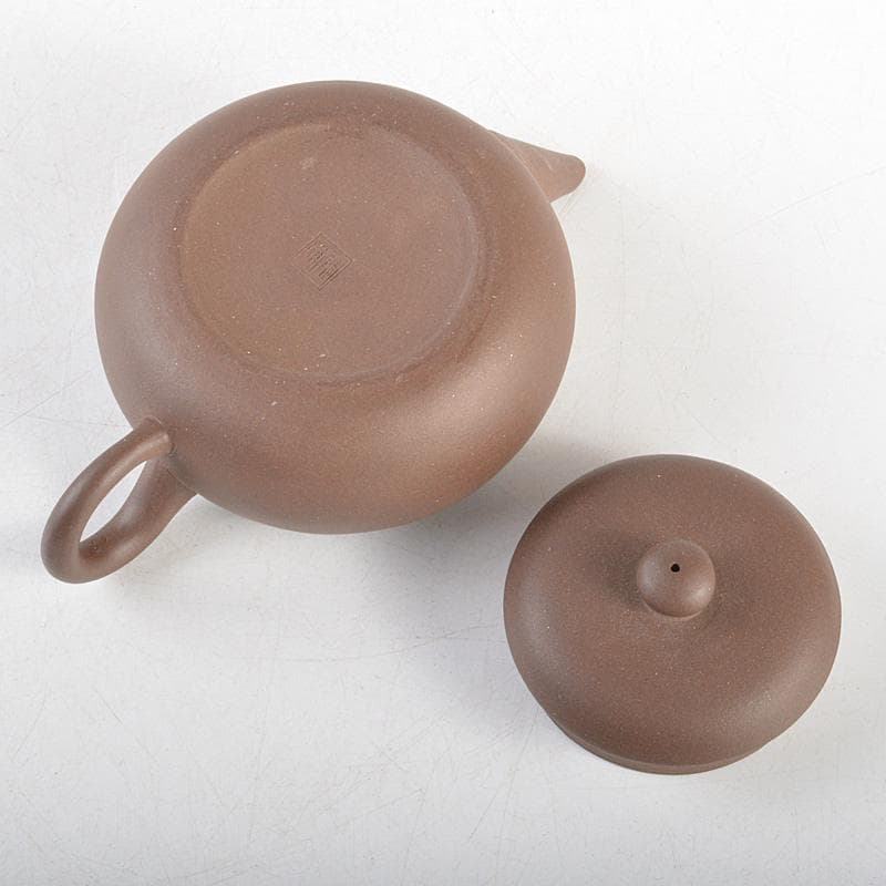 中国　紫砂　朱泥　急須　茶壷　在銘　M　R5906