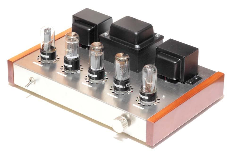 ３極パワー管 6CK4 ステレオパワーアンプ 動作品