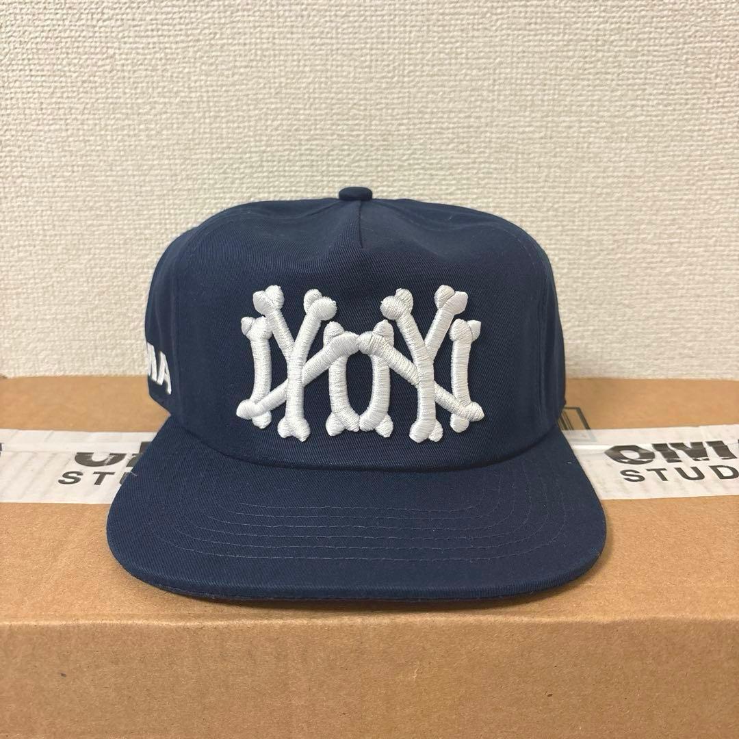 帽子 oMA NY NY BONES HAT NAVY
