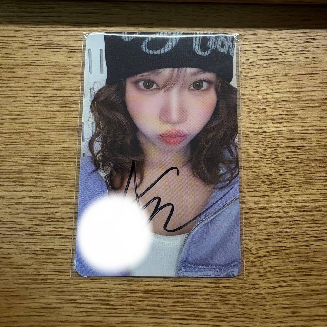 ルセラフィム ルセラ SPAGHETTI weverse 直筆サイン チェウォン