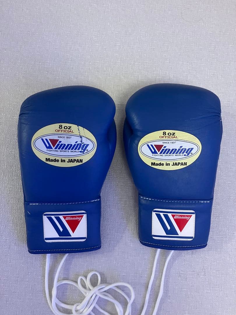 winning ウィニングボクシンググローブ ブルー 8オンス MS-200