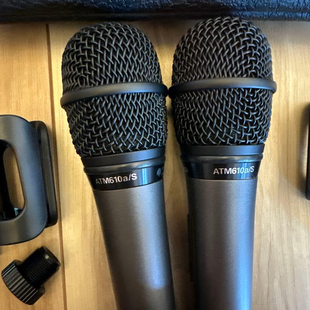 Audio-Technica ATM610a/S マイク2本セット